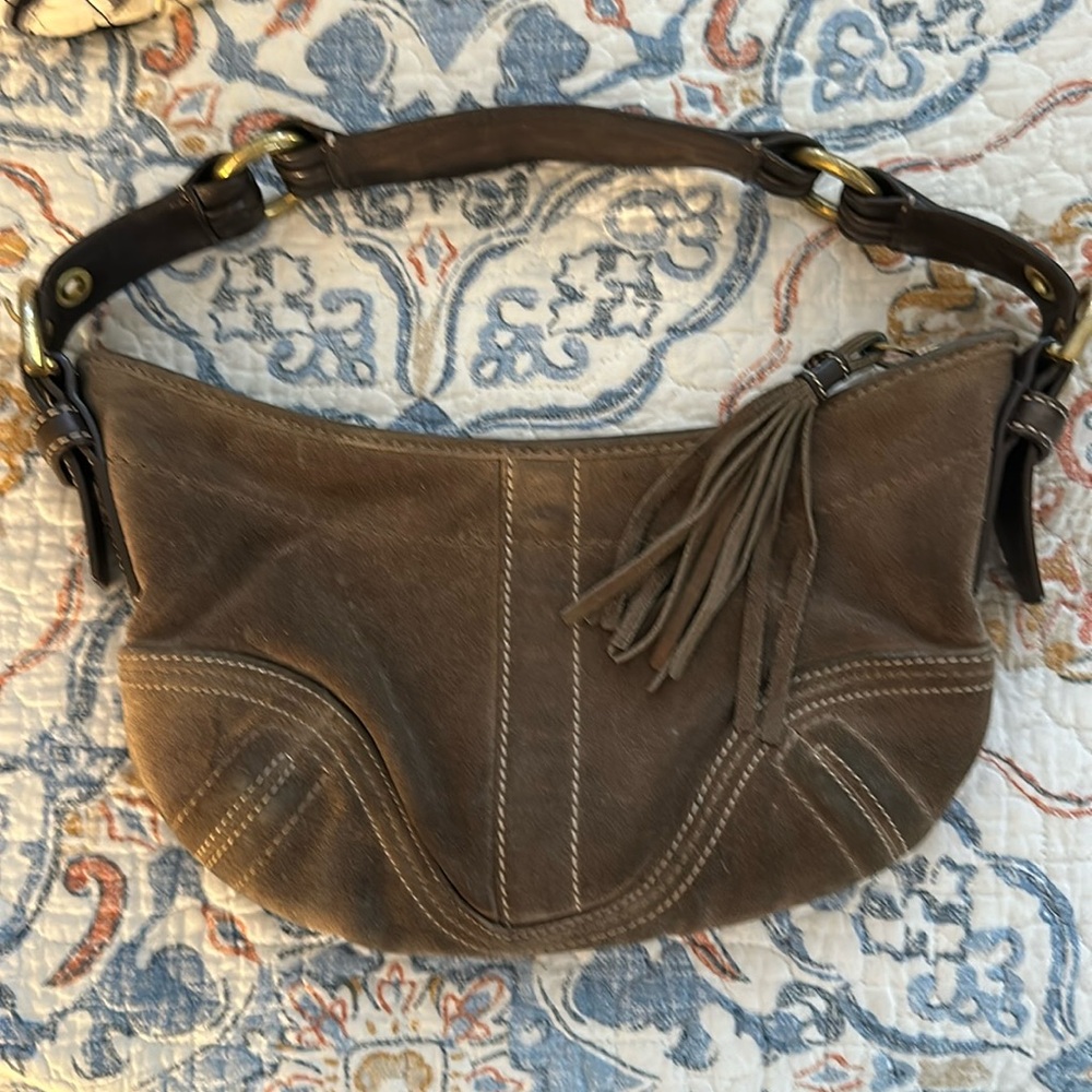 COACH  Suede Bag